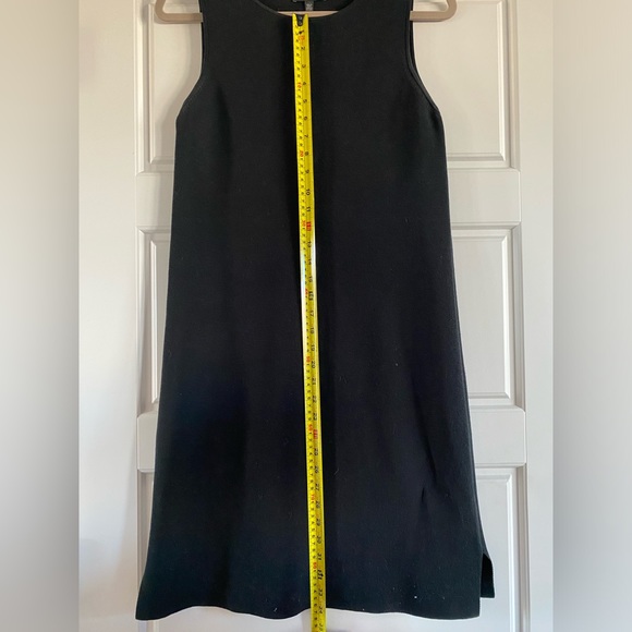 Black Knit Sleeveless Eileen Fisher Dress - Picture 5 of 7
